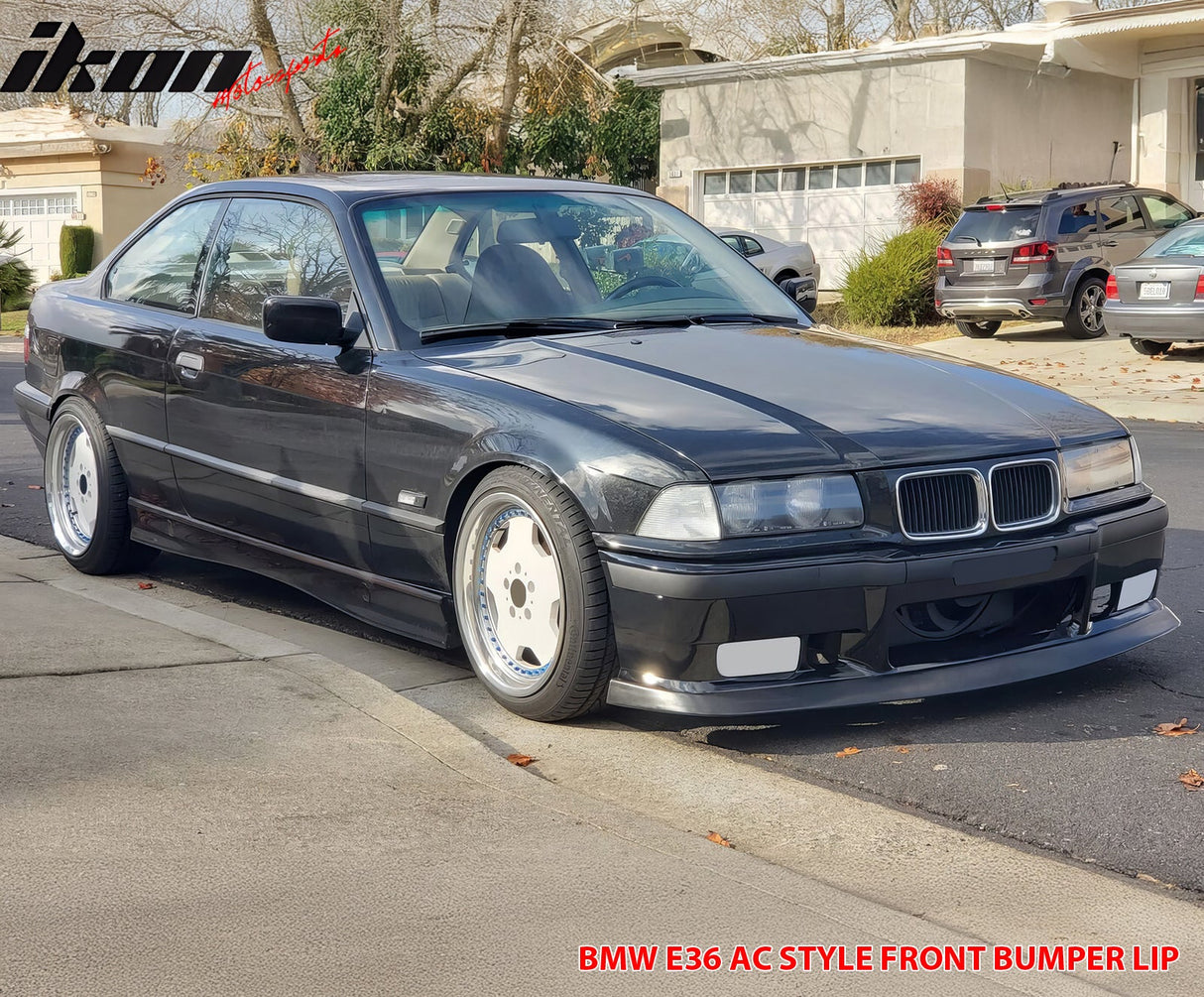 1992-1998 BMW E36 M3 Only 2Dr 4Dr AC Front Lip Spoiler Splitter - PU