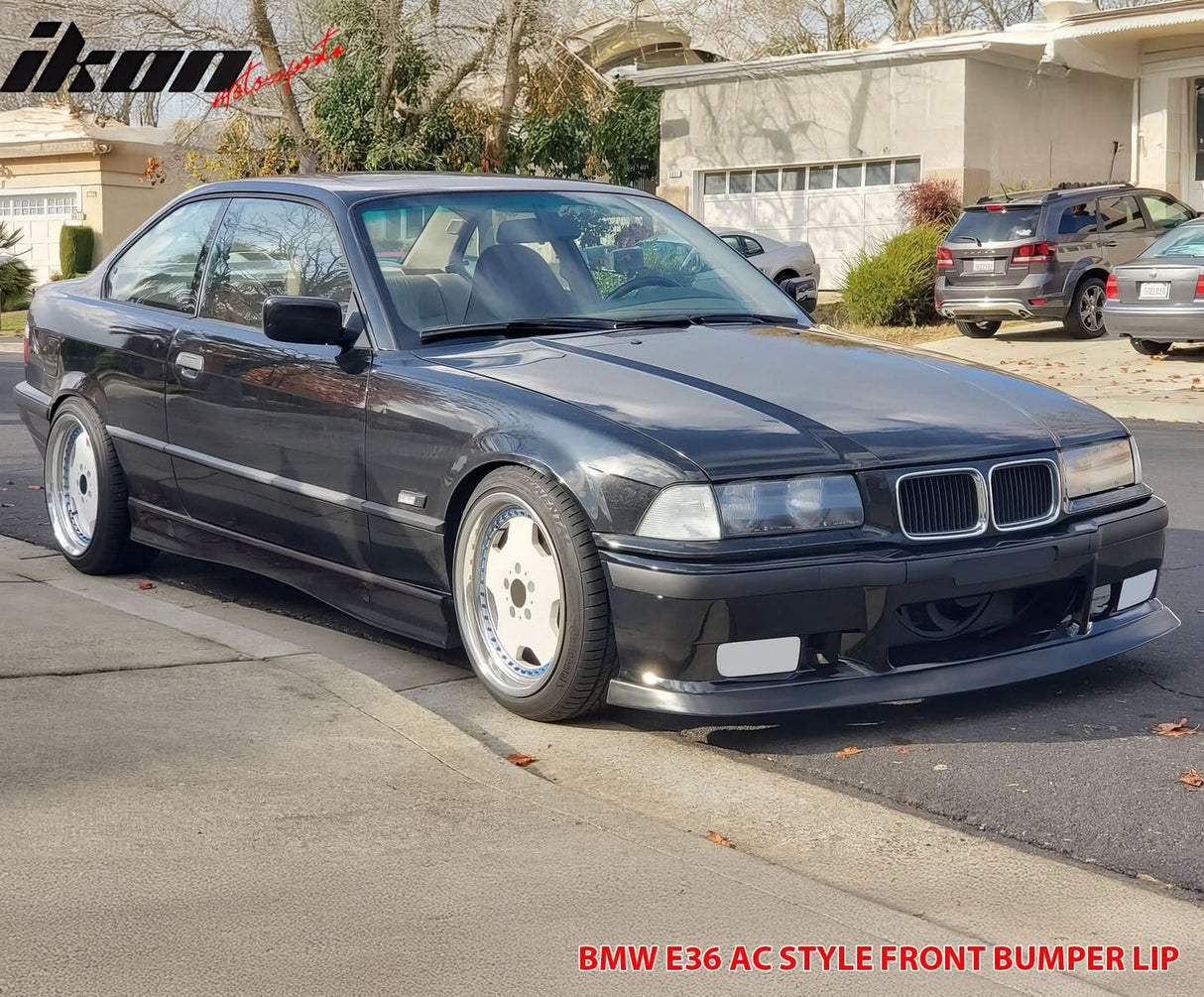 1992-1998 BMW E36 M3 Only 2Dr 4Dr AC Front Lip Spoiler Splitter - PU