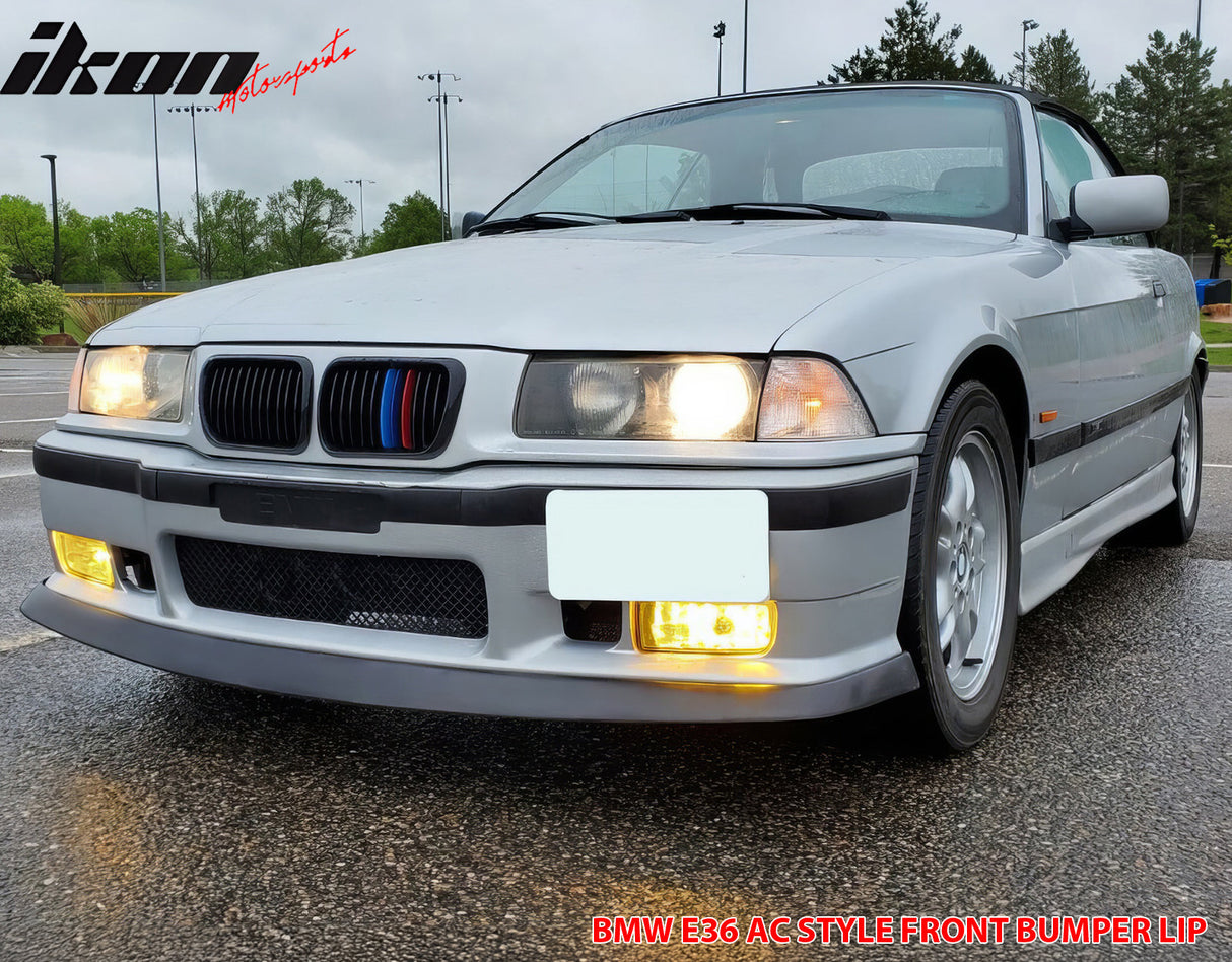 1992-1998 BMW E36 M3 Only 2Dr 4Dr AC Front Lip Spoiler Splitter - PU