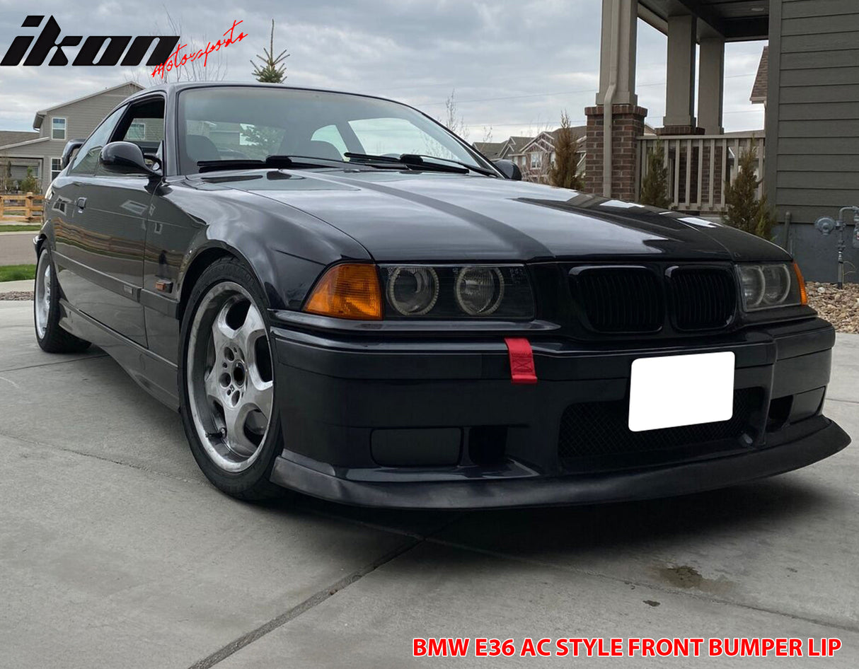 1992-1998 BMW E36 M3 Only 2Dr 4Dr AC Front Lip Spoiler Splitter - PU
