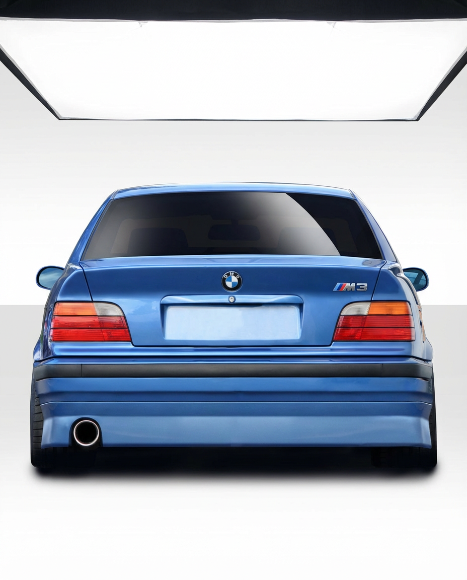 1992-1998 BMW 3 Series M3 C Spec Style Rear Lip - 1 Piece - FRP