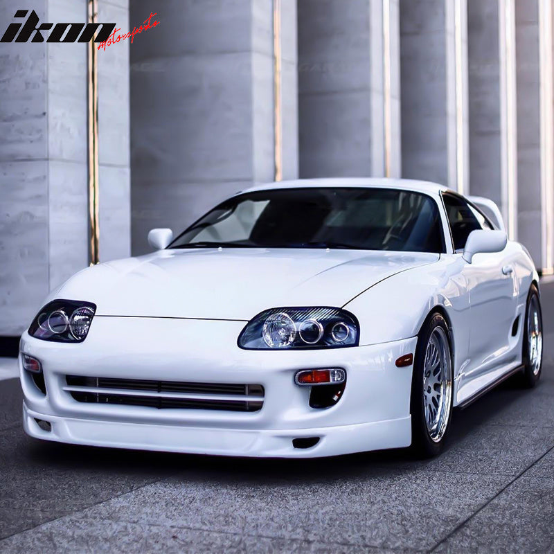 1993-1998 Toyota Supra V2 Style Unpainted Front Bumper Lip Splitter PU