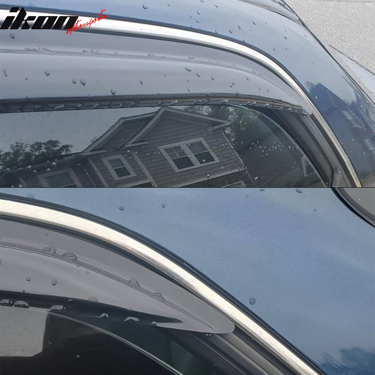 1994-1997 Honda Accord Window Visors Slim Style Smoke Tinted Acrylic