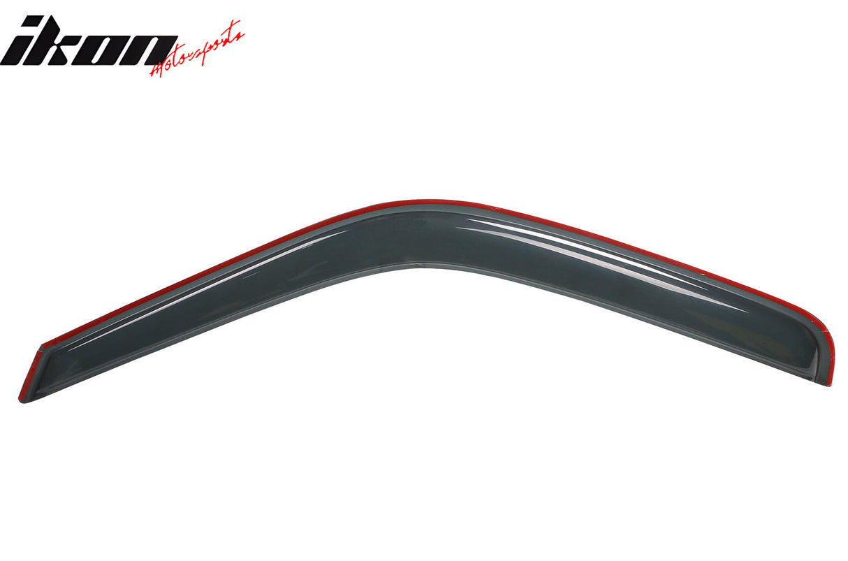 1994-2001 Dodge Ram 1500/2500/3500 Slim Smoke Window Visors Acylic