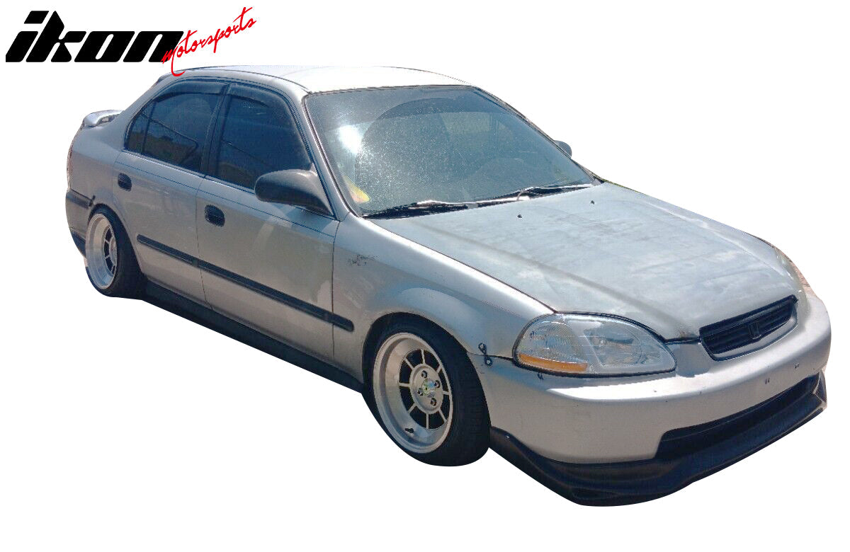 1996-1998 Honda Civic Jun Style Unpainted Front Bumper Lip Spoiler PU