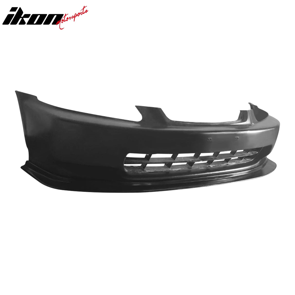 1996-1998 Honda Civic DP Style Unpainted Black Front Bumper Lip Kit PU