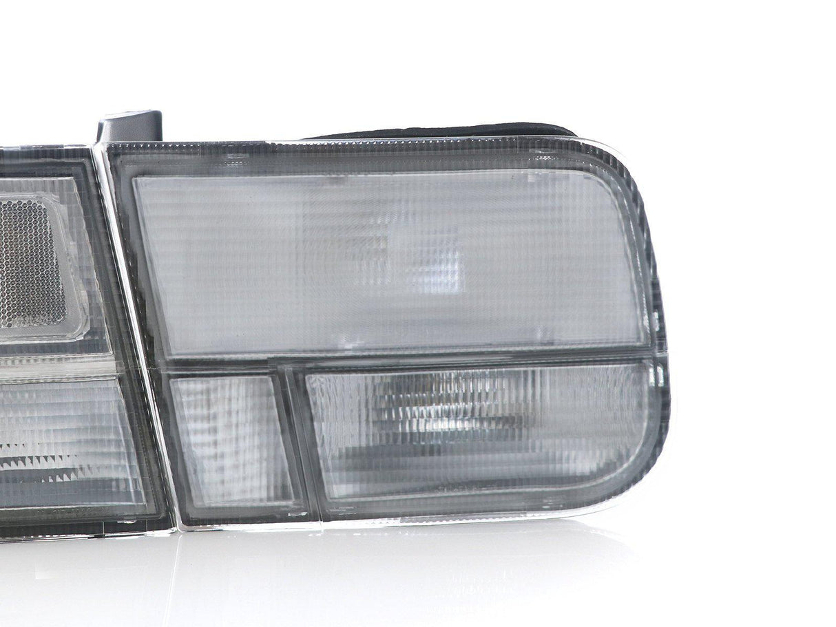 1996-2000 Honda Civic 2d Coupe Ek Jdm Clear 4pcs Rear Tail Light