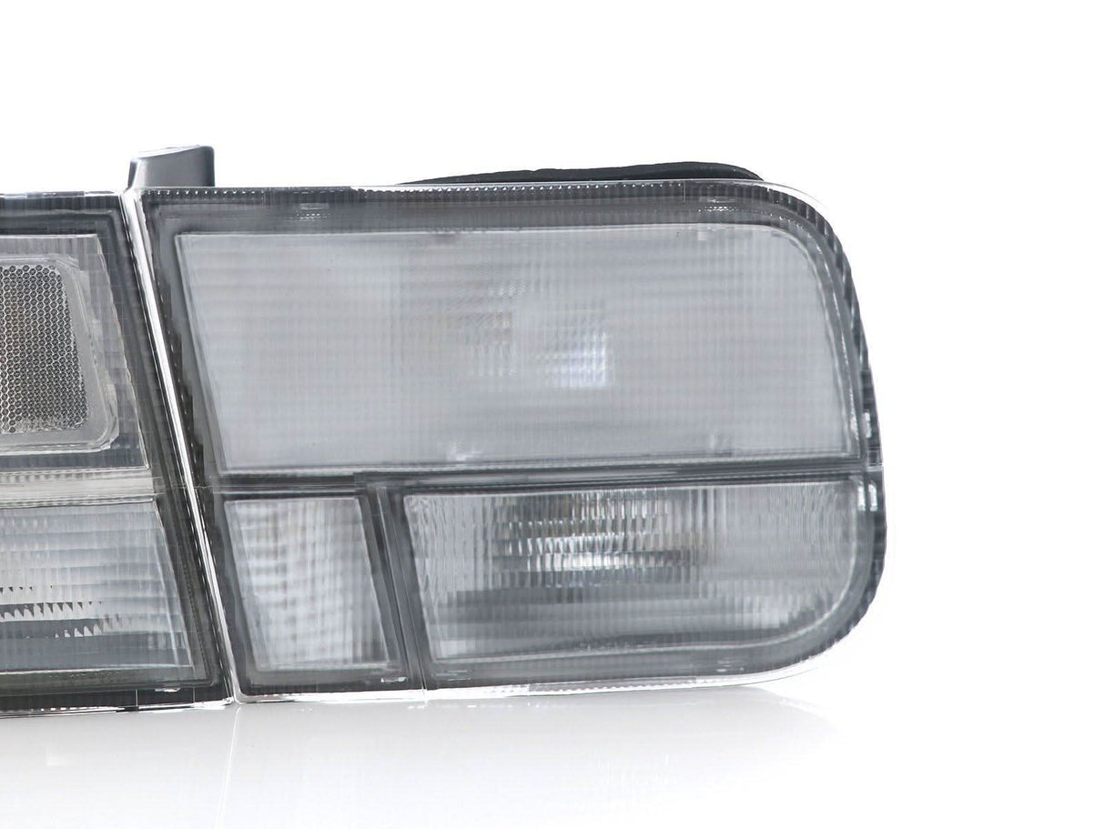 1996-2000 Honda Civic 2d Coupe Ek Jdm Clear 4pcs Rear Tail Light