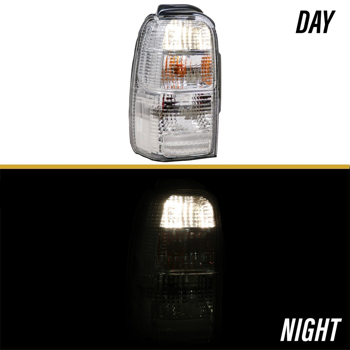 1996-2002 Toyota 4runner Trd Jdm Clear Rear Tail Lights Made By Unique Style Racing