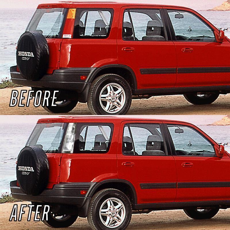 1997-2001 Honda Crv Jdm Style Clear Rear Tail Light Lamp Made By Depo