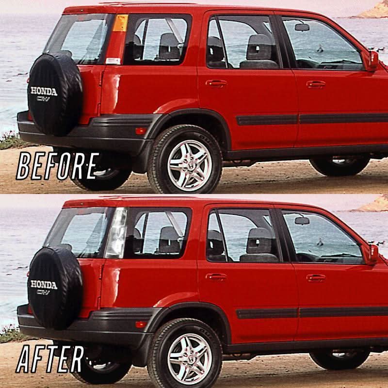 1997-2001 Honda Crv Jdm Style Clear Rear Tail Light Lamp Made By Depo