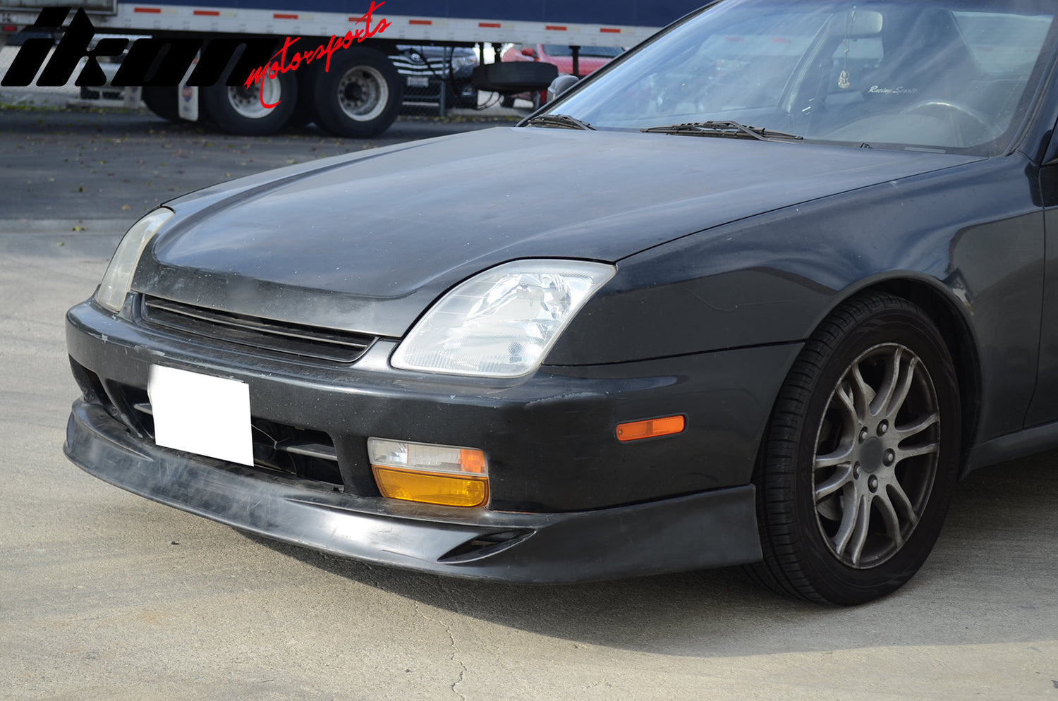 1997-2001 Honda Prelude Front Lip Splitter Unpainted PU IKON Spoiler