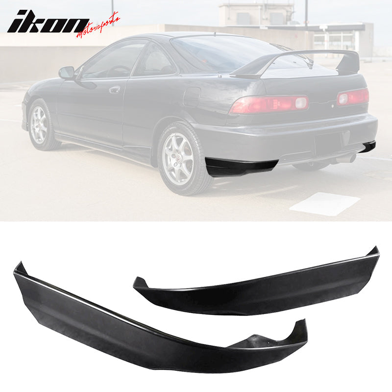 1998-2001 Acura Integra Hatchback USDM Style Black Rear Bumper Apron P