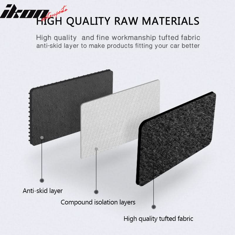 Car Floor Mat for 1998-2002 Honda Accord 2Dr 4Dr Nylon Carpet