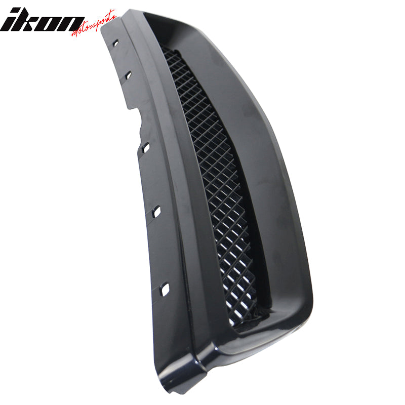 1999-2000 Honda Civic Grill Type R Unpainted Black Bumper Grille ABS