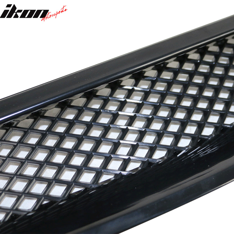 1999-2000 Honda Civic Grill Type R Unpainted Black Bumper Grille ABS
