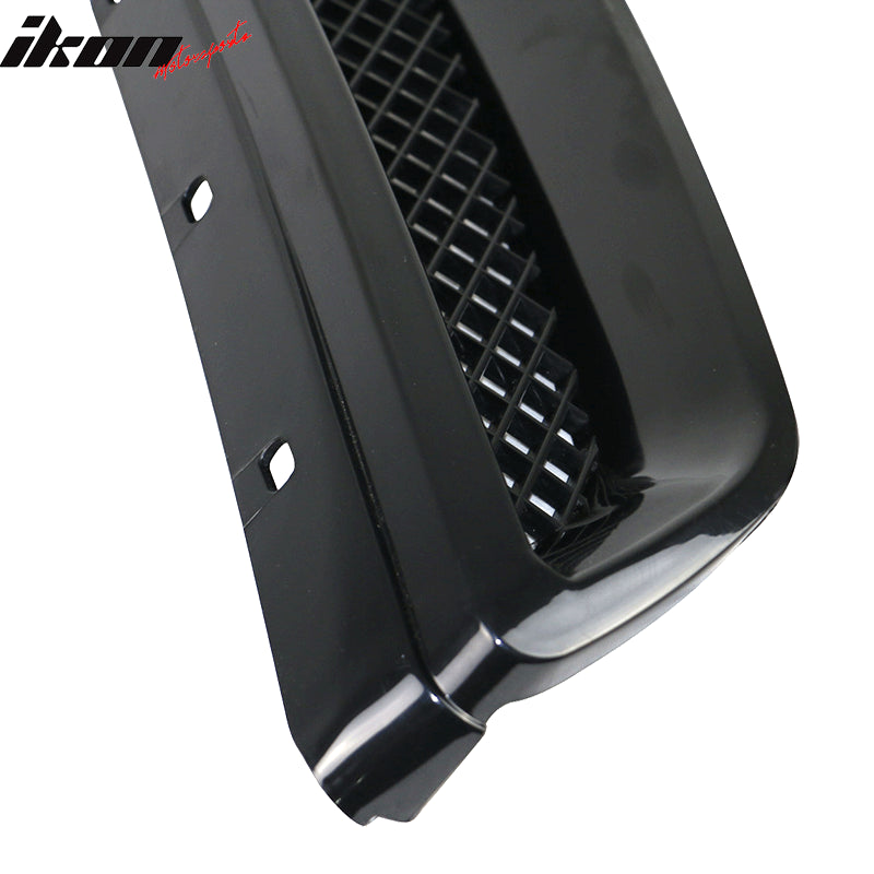 1999-2000 Honda Civic Grill Type R Unpainted Black Bumper Grille ABS