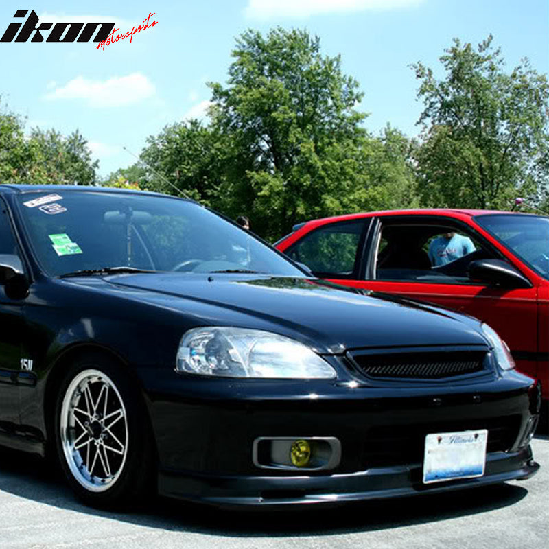 1999-2000 Honda Civic EK Unpainted Front Lip Splitter Spoiler PP