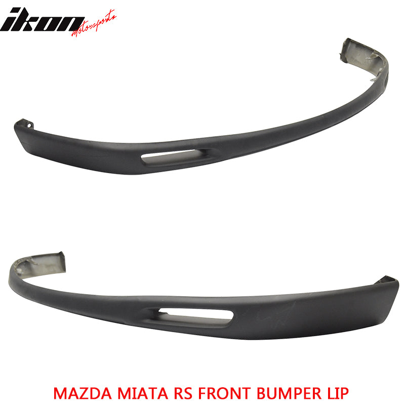 1999-2000 Mazda Miata OEM Style Unpainted Black Front Bumper Lip PU