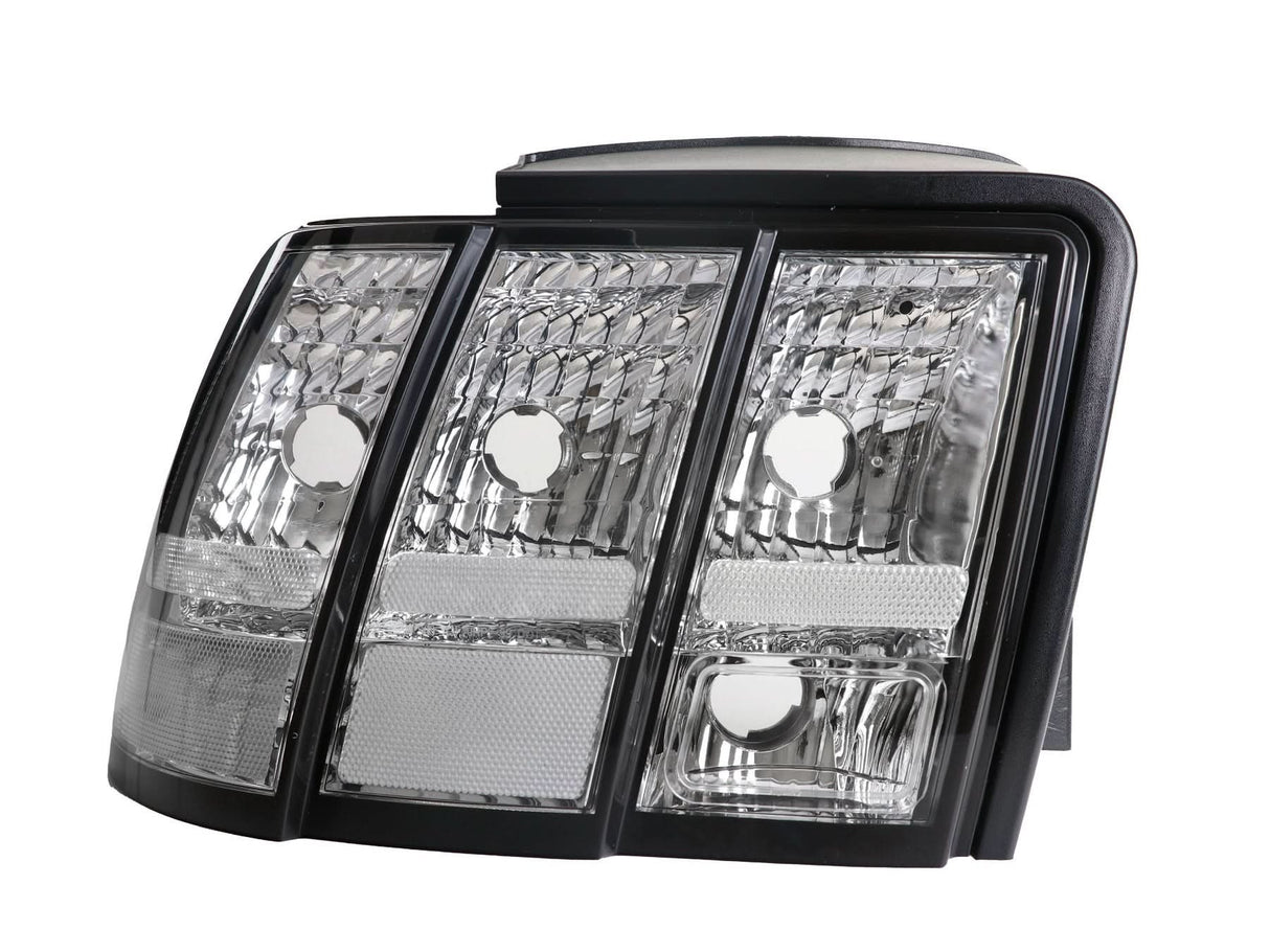 1999-2004 Ford Mustang V6 Gt New Edge Clear Euro Style Tail Light Made By Depo