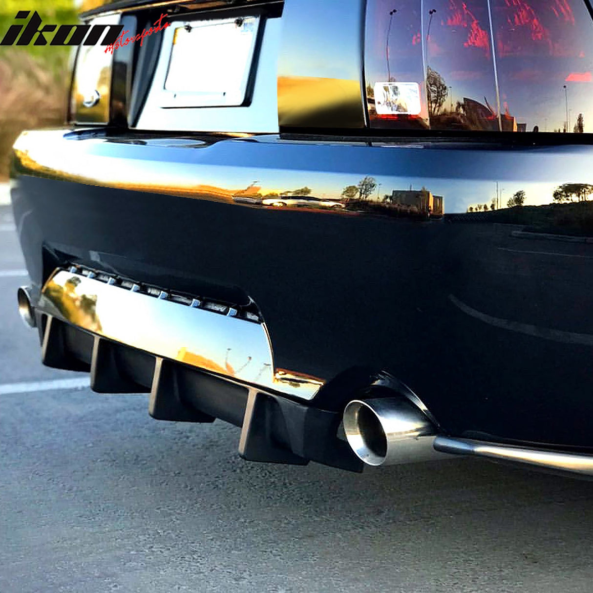 1999-2004 Ford Mustang MDA Style Rear Diffuser Valance Splitter PU