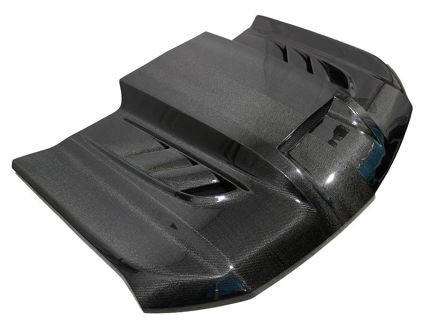 2019-2023 Chevrolet Silverado 4 doors 2 doors VTM Style Carbon Fiber Black Hood