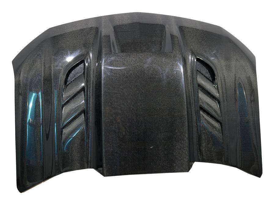 2019-2023 Chevrolet Silverado 4 doors 2 doors VTM Style Carbon Fiber Black Hood