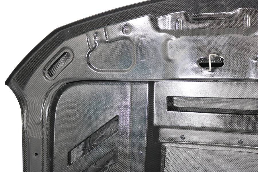 2019-2023 Chevrolet Silverado 4 doors 2 doors VTM Style Double Sided Carbon Fiber Carbon Fiber Black Hood