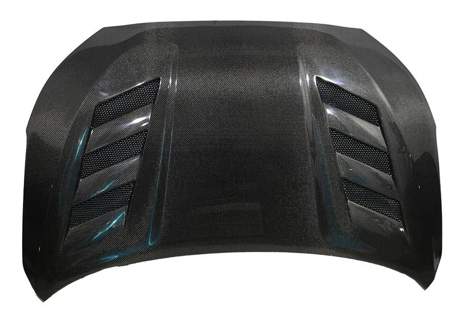 2019-2021 Hyundai Veloster 2 doors OEM Style Carbon Fiber Black Hood