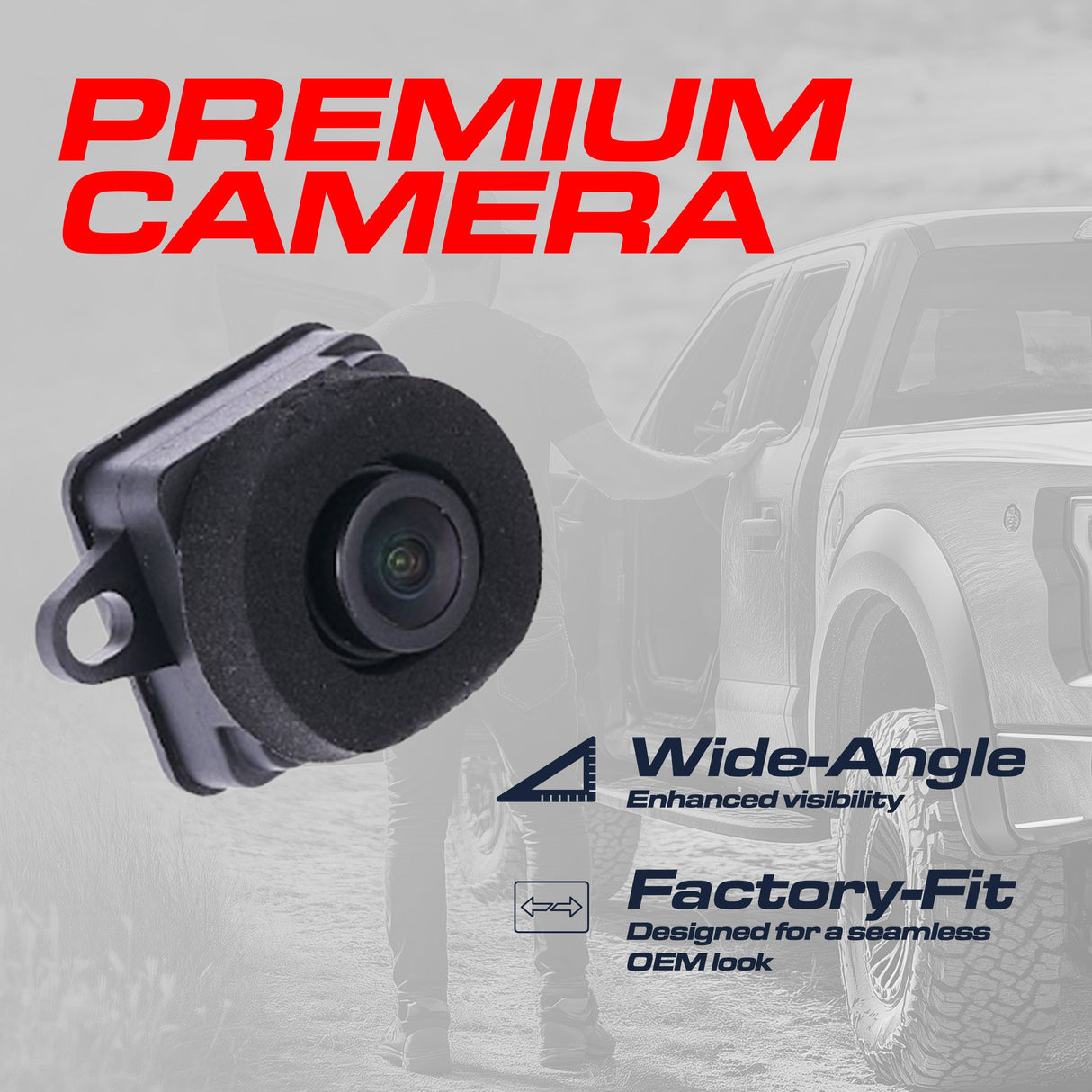 Chrysler 200 (2015-2017) OEM Replacement Backup Camera OE Part # 68230085AG, 68230085AF, 68230085AE, 68230085AD, 68230085AC, 68230085AB, 68230085AA
