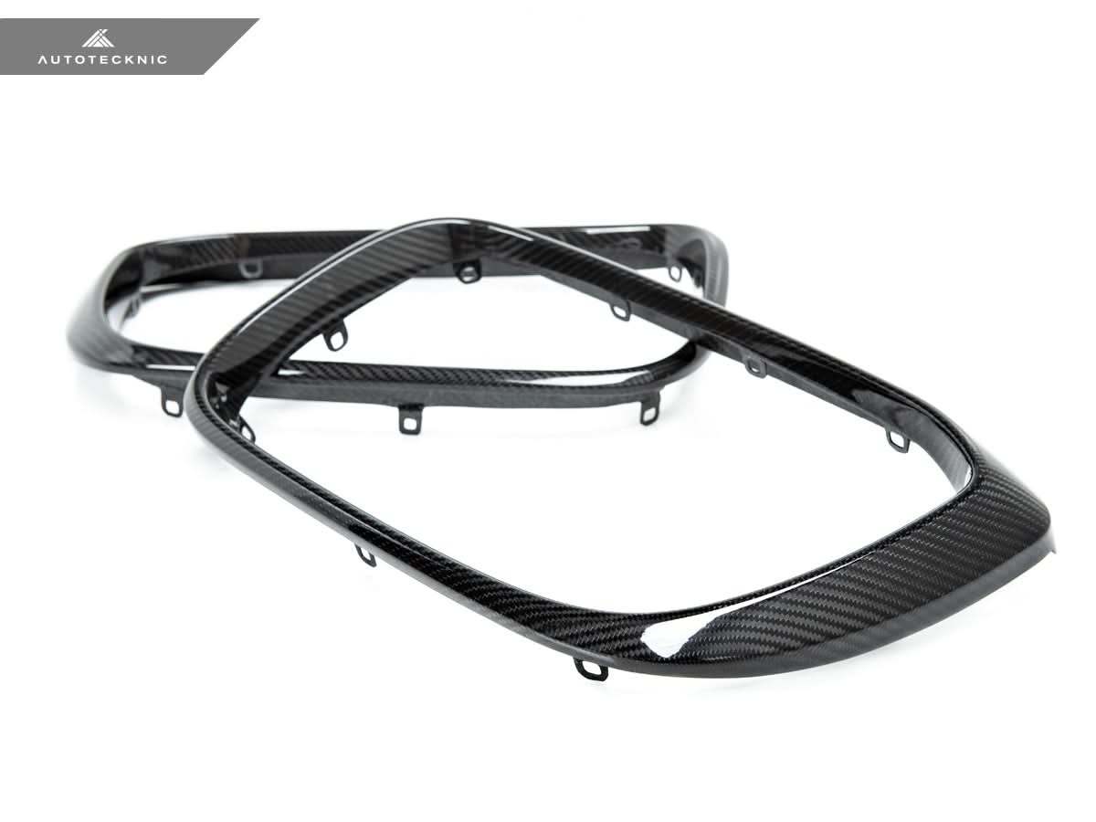 AutoTecknic Replacement Dry Carbon Grille Surround Set - BMW G01 X3 | G02 X4 Pre-LCI