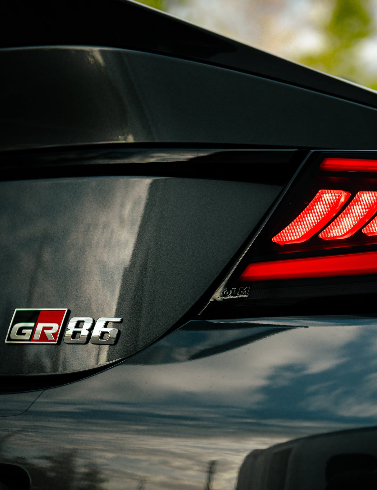 OLM Raiden LED Taillights (Smoke Lens/Red Bar) - 2022+ GR86 / BRZ