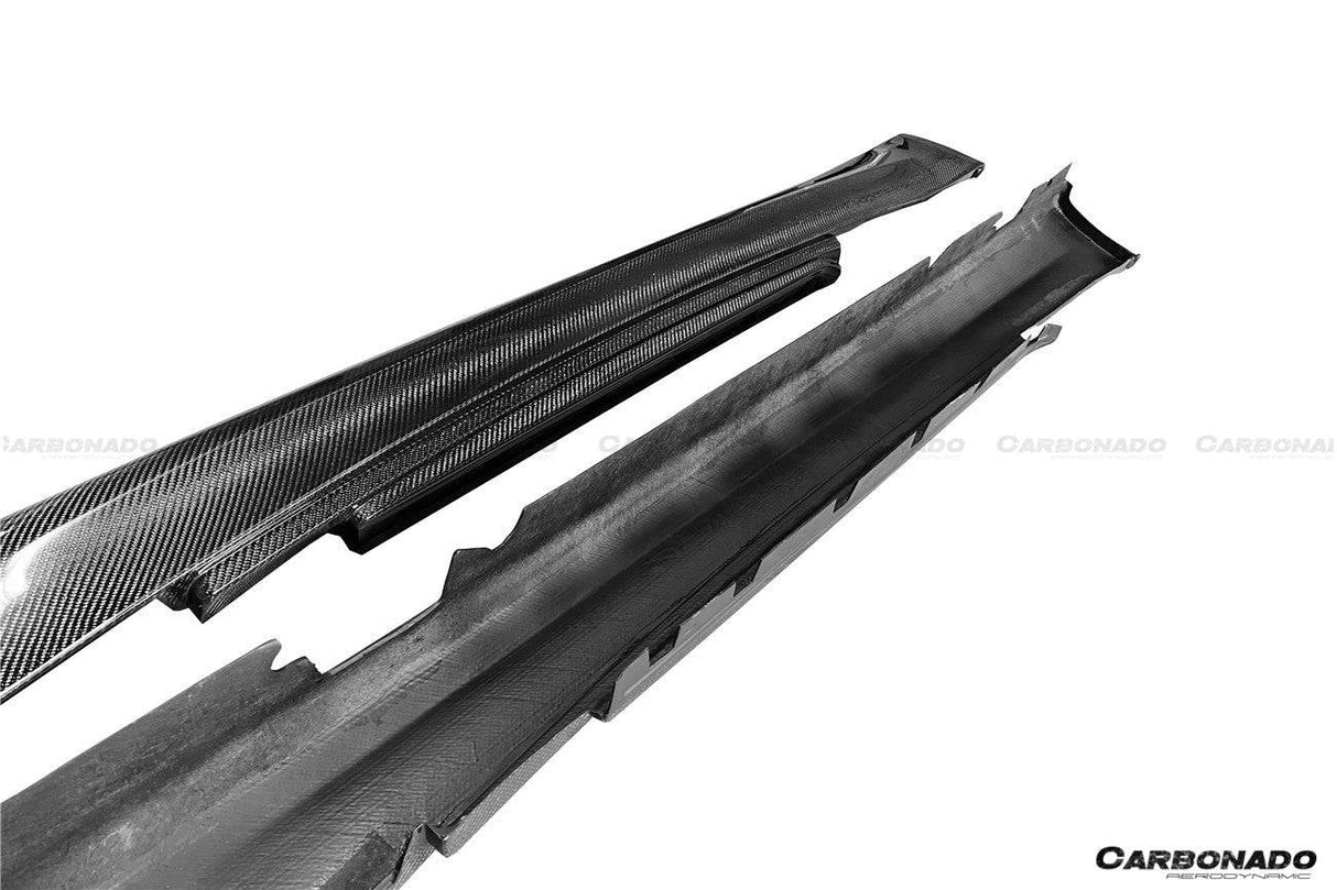 2011-2012 BMW 1M E82 OEM Carbon Fiber Side Skirts (Or For 1 Series Convert to 1M)