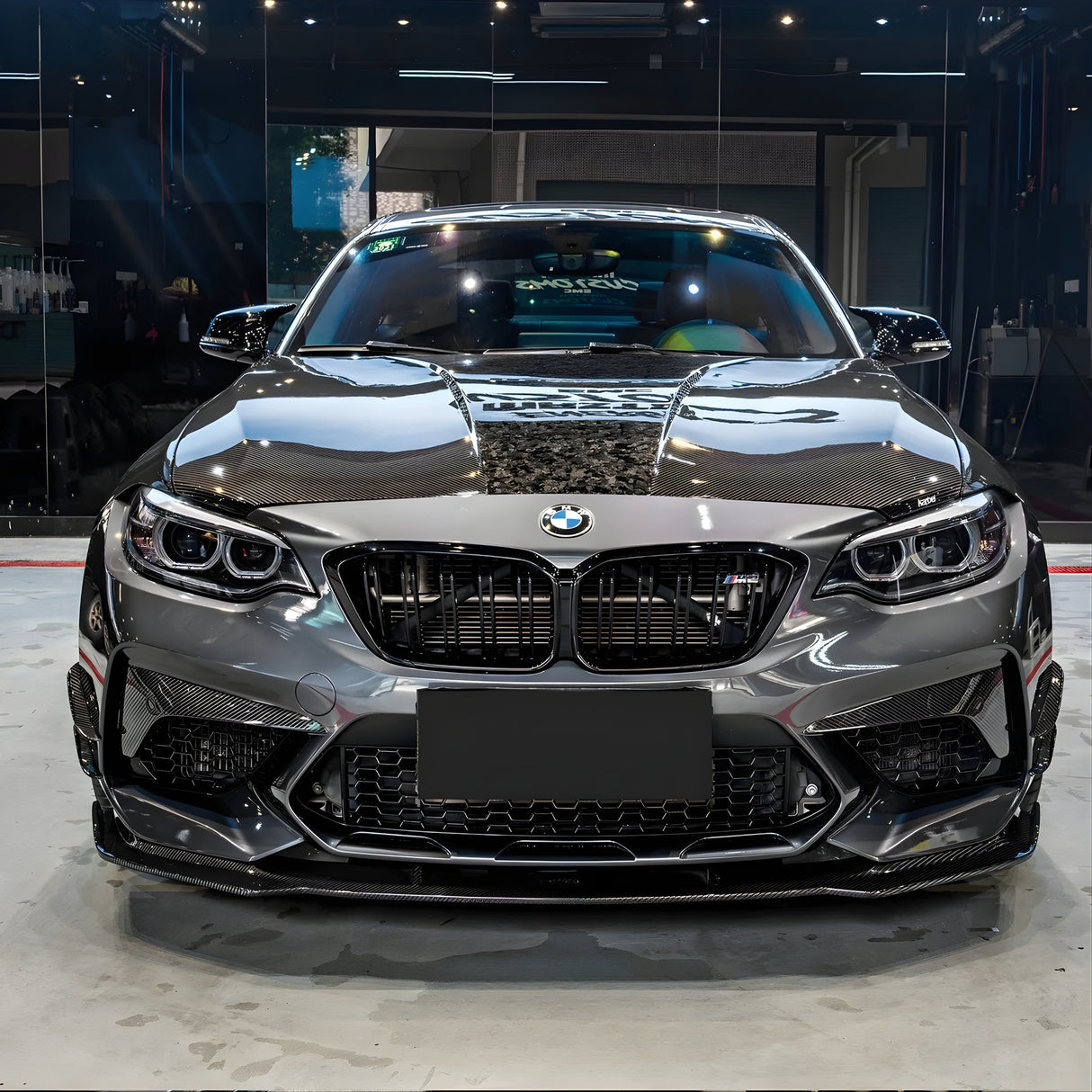 BMW 2 Series F87 Dry Carbon Fiber "KB" Style Front Lip (2014-2021)