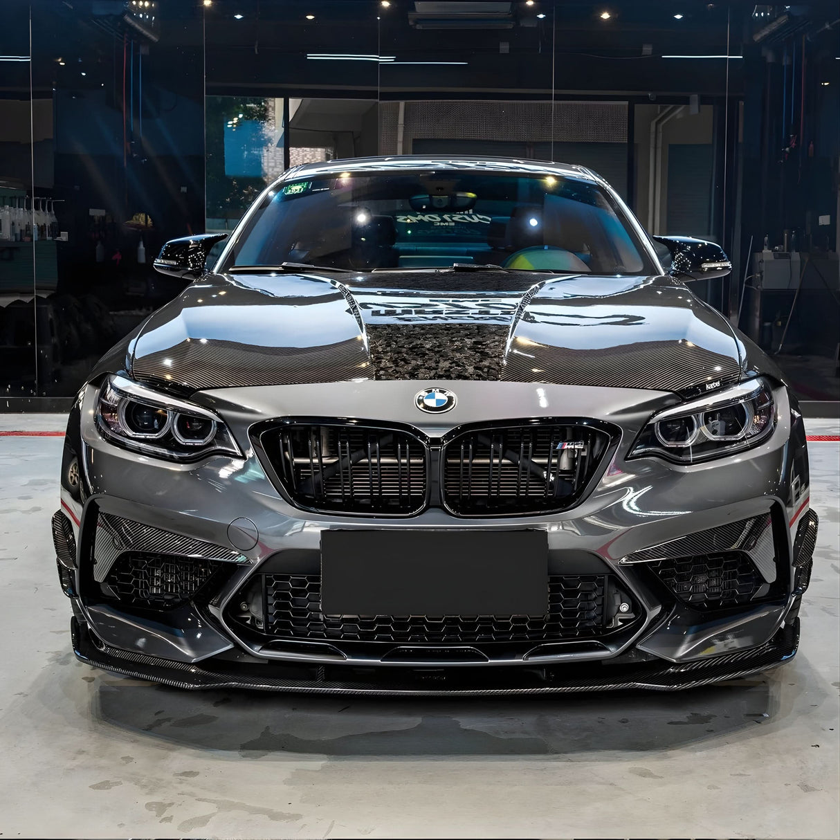 BMW 2 Series F87 Dry Carbon Fiber "KB" Style Front Lip (2014-2021)
