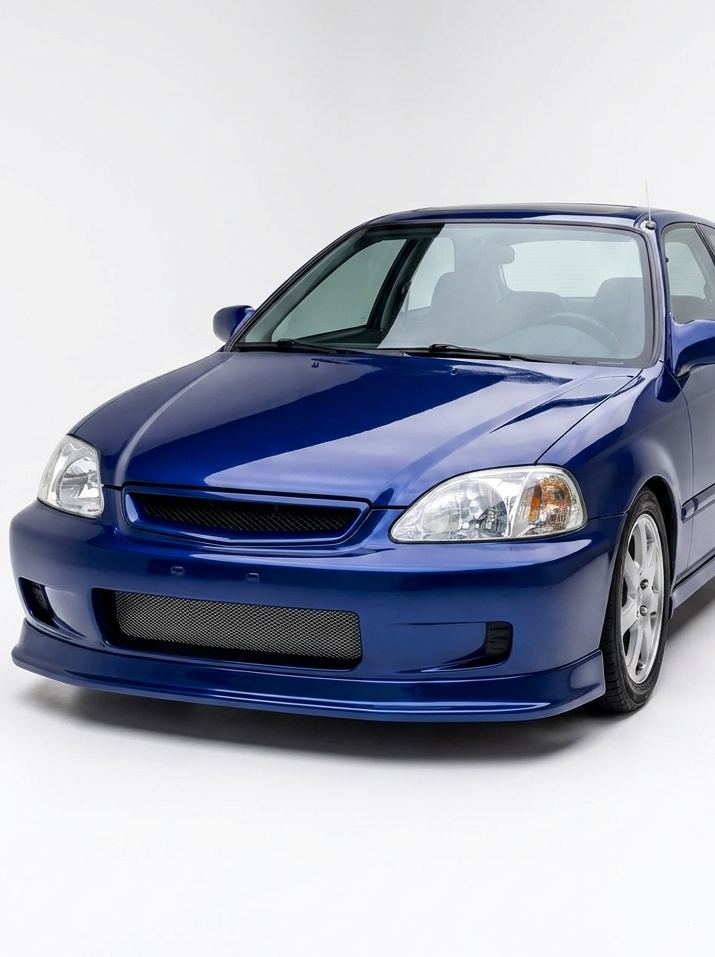 1999-2000 Honda Civic Joker Style Front Bumper Cover - FRP
