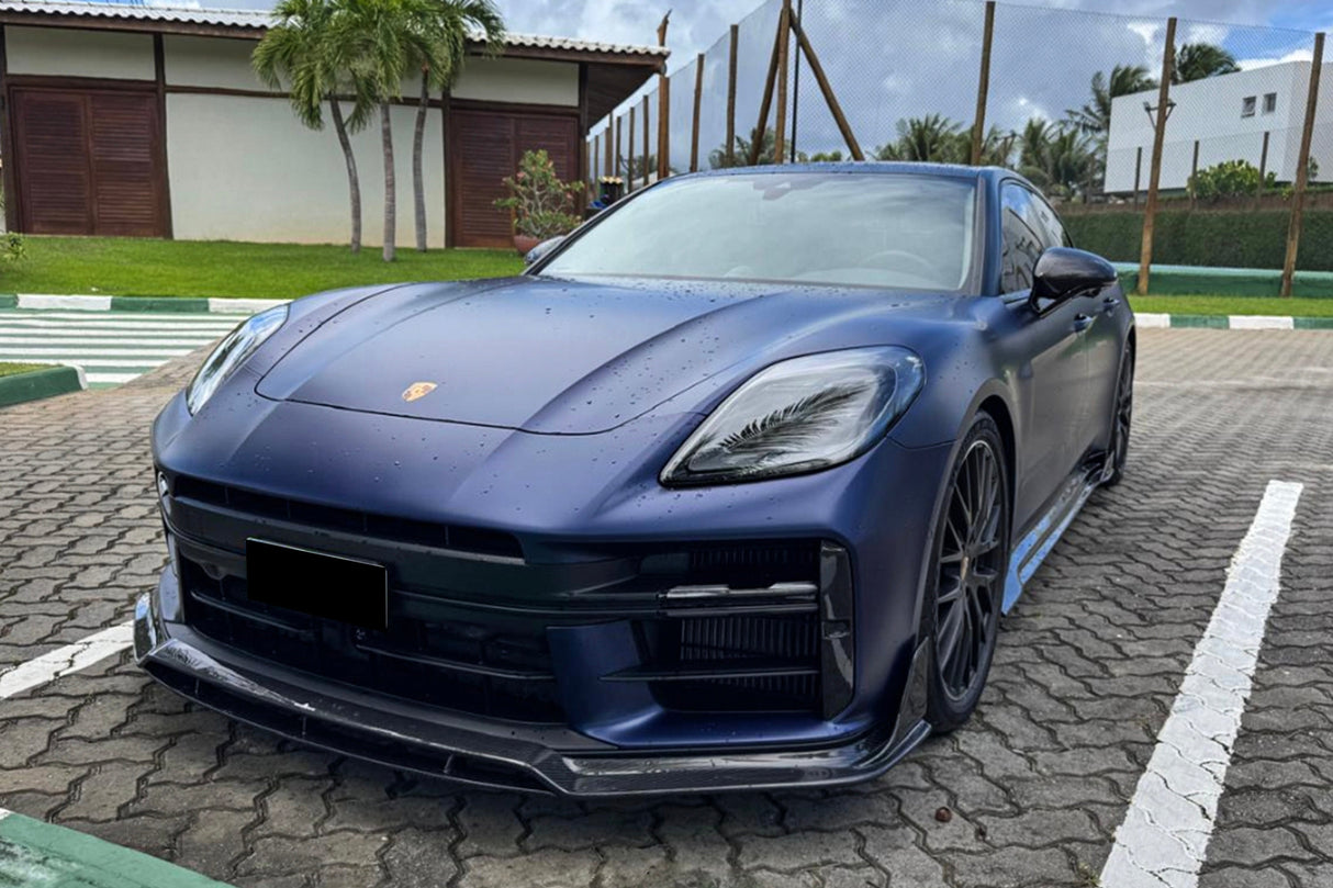 2024-2026 Porsche Panamera 976 ODV1 Style Dry Carbon Fiber Front Lip