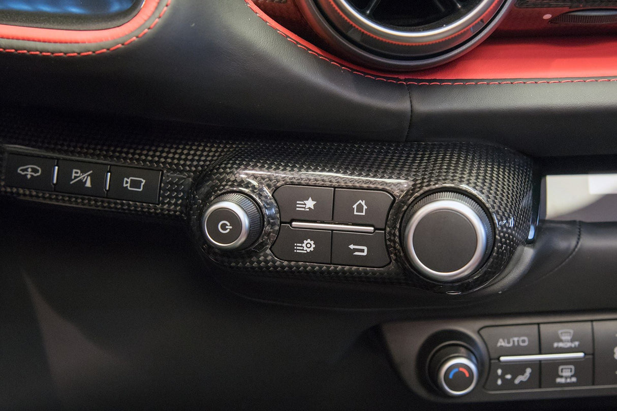 2017-2026 Ferrari 812 Superfast GTS OE Style Dry Carbon Fiber Control Panel Replacement