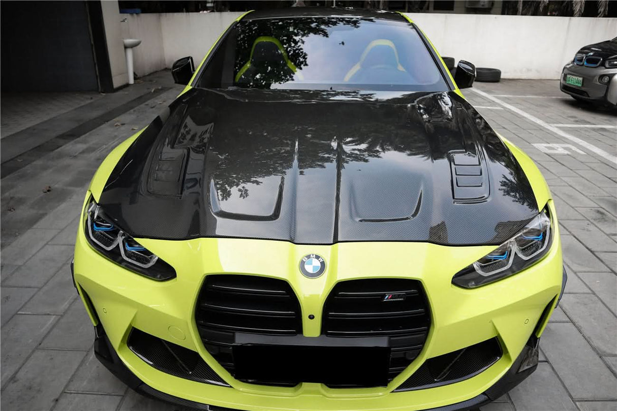 2021-UP BMW M3 G80 G81 M4 G82 G83 BKSSII Style Carbon Fiber Hood