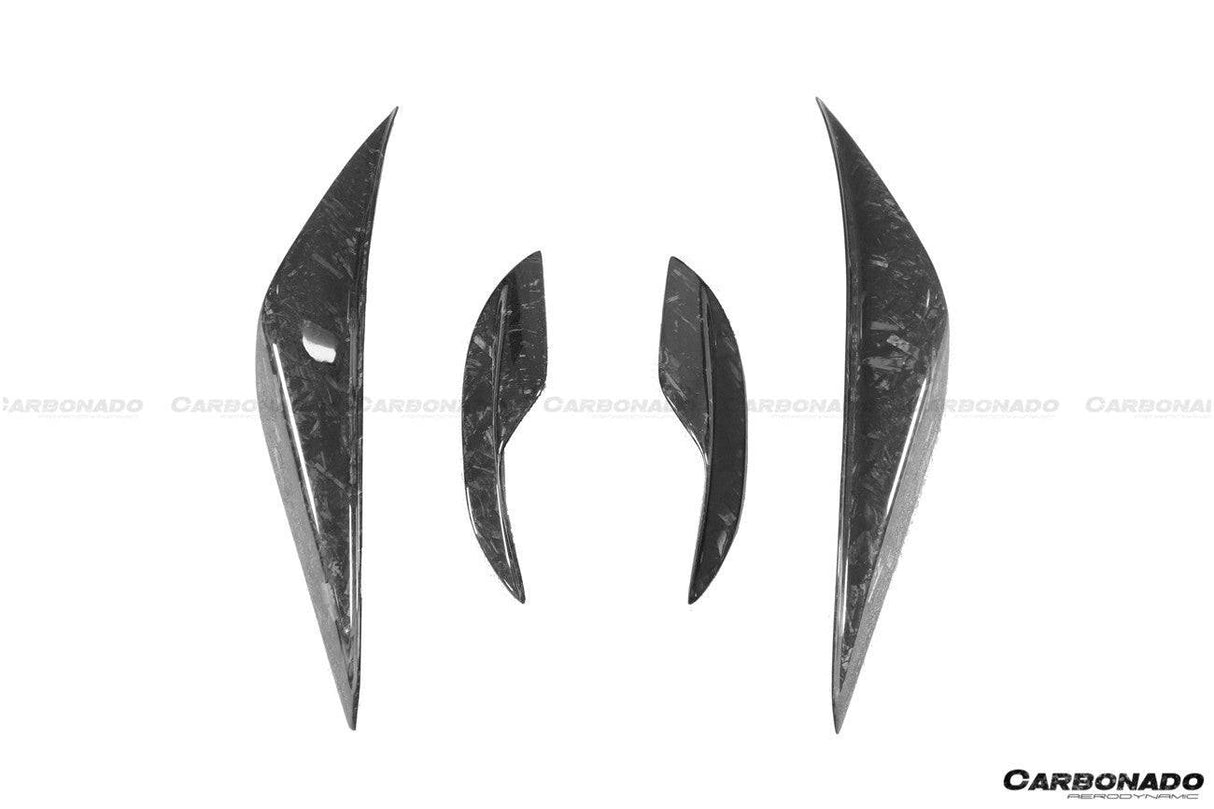 2008-2012 BMW M3 E90 E92 E93 KA Style Carbon Fiber Canards