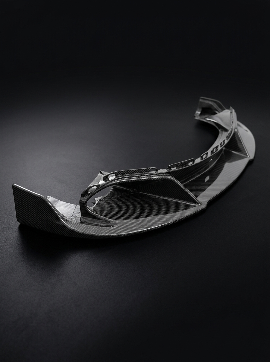 McLaren 720S Spider Dry Carbon Fiber Front Lip Splitter Screw-On 2017 - 2019