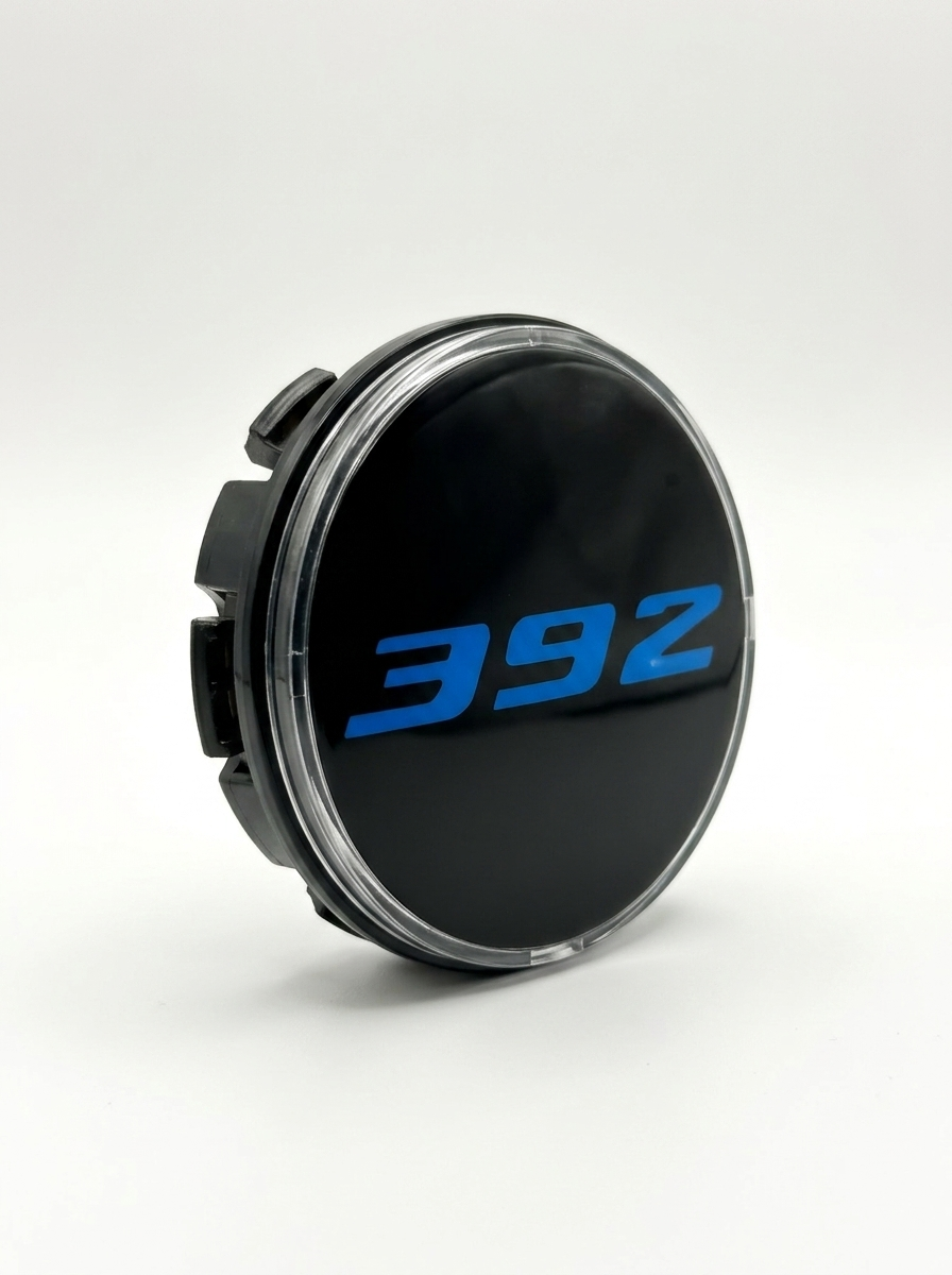Dodge Challenger Charger 300 SRT Floating Self-Leveling LED 63mm Wheel Center Caps (Set of 4) - Metal