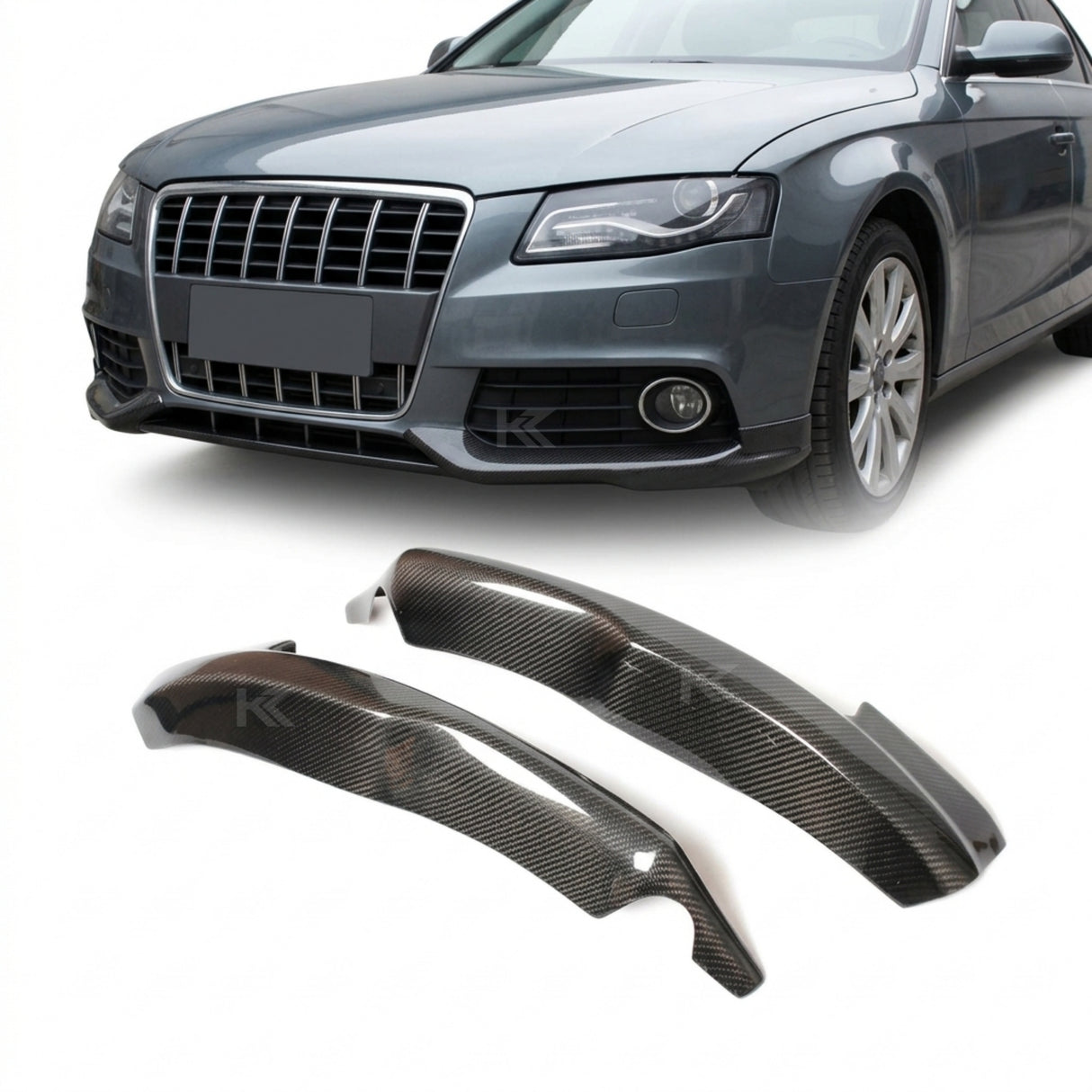 2013–2016 Audi A4 B8.5 Front Bumper Splitter – Carbon Fiber