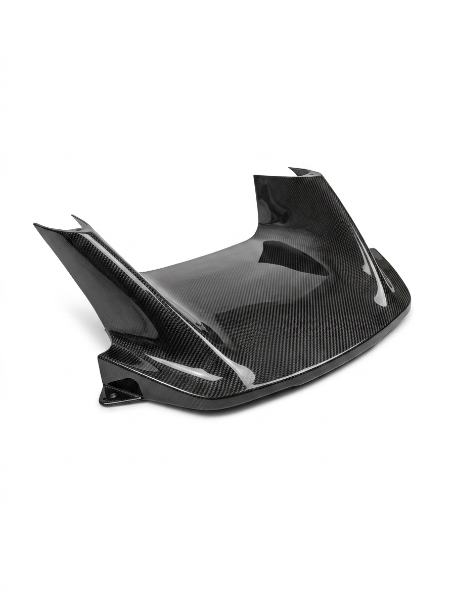2019+ Ferrari SF90 OEM Style Bolt-On Front Bumper - Dry Carbon Fiber