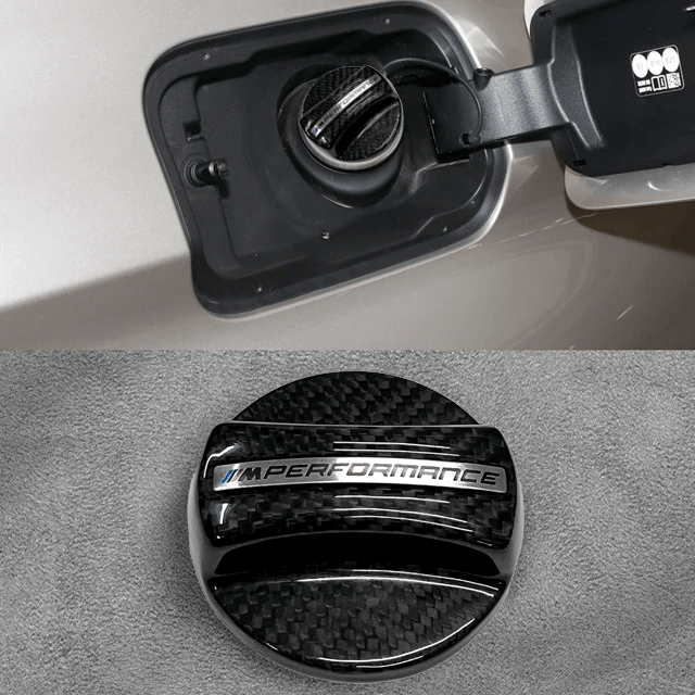 BMW MPerformance Carbon Fiber Fuel Cap Cover - K2 Industries