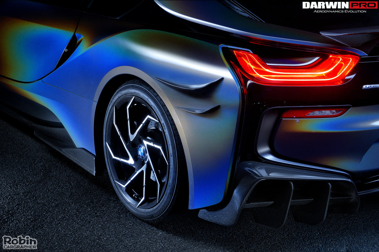 2014-2020 BMW i8 BZK Carbon Fiber Rear Canards