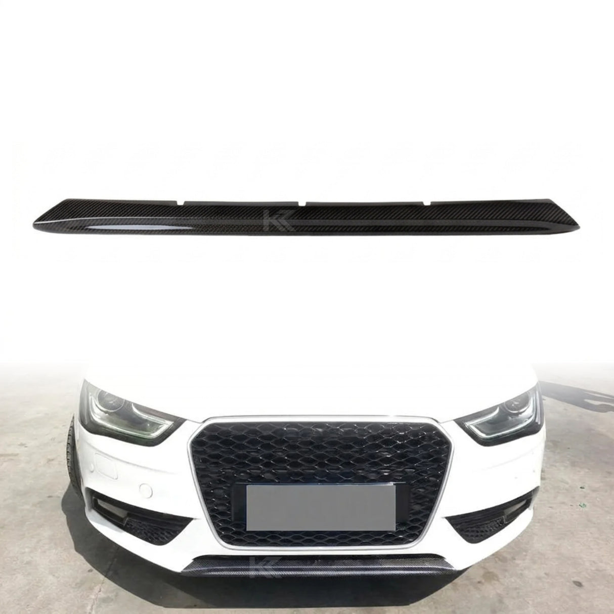 2016–2021 Audi A4 B9 Front Bumper Lip Splitter – Carbon Fiber