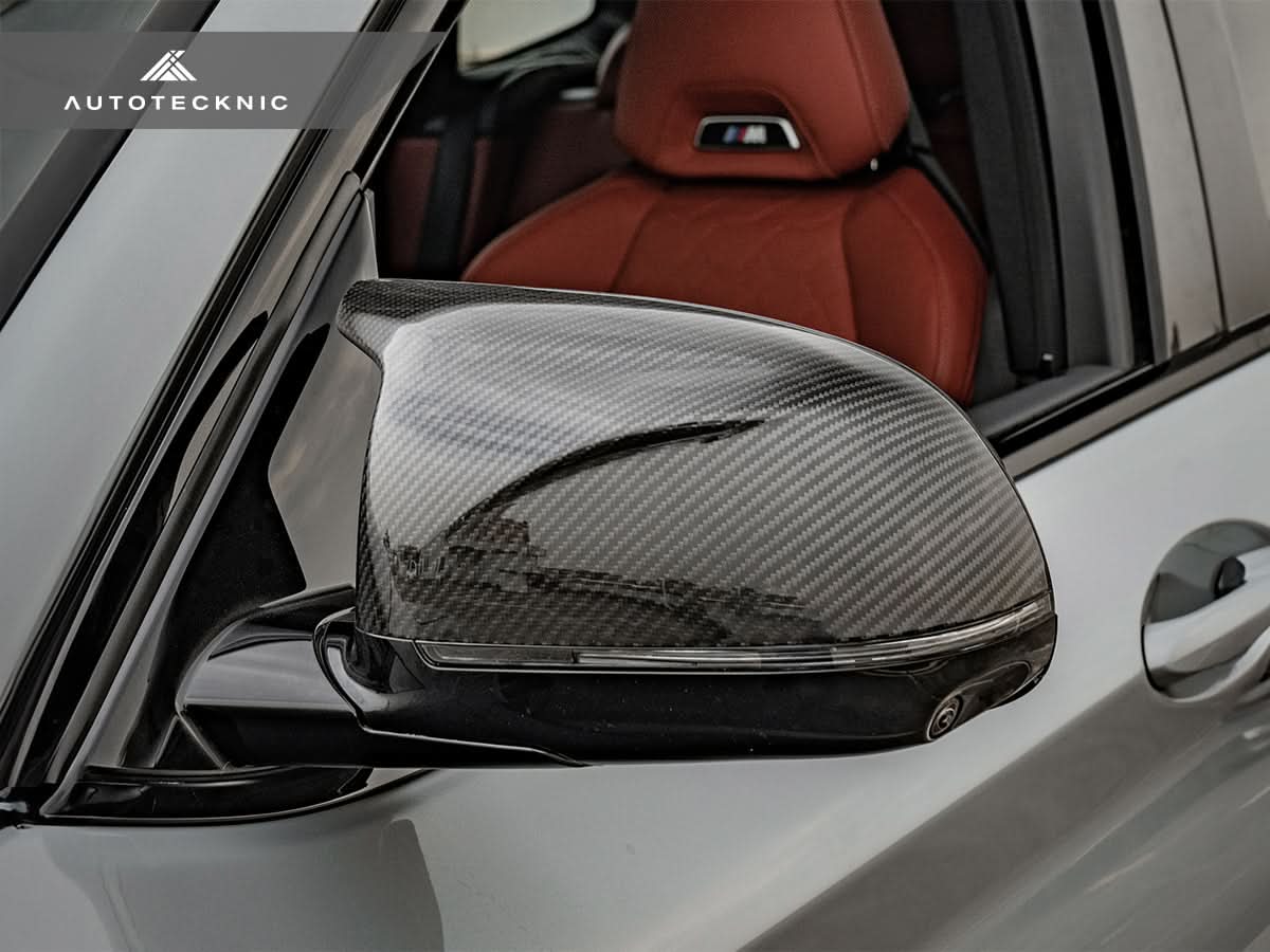 AutoTecknic Replacement Dry Carbon Mirror Covers - F95 X5M | F96 X6M