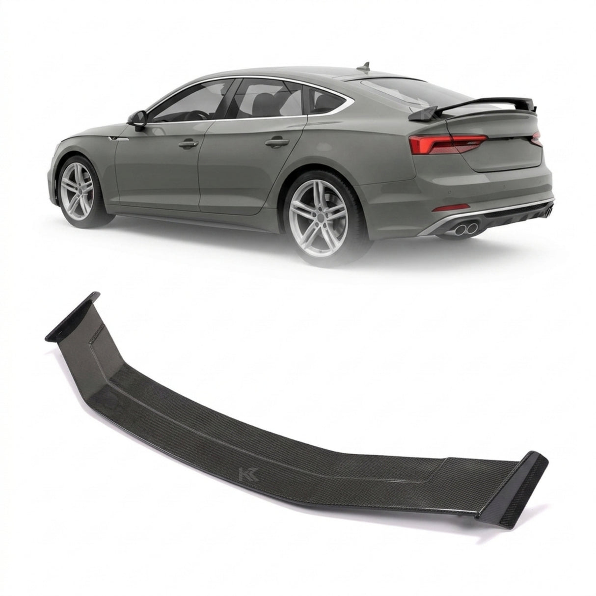 2017–2024 Audi A5 / S5 / RS5 Sportback Rear Trunk Spoiler – Carbon Fiber