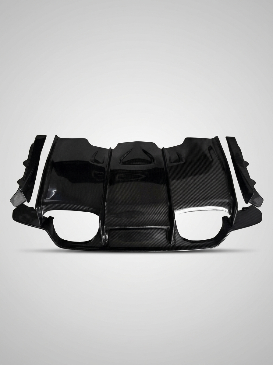 BMW 3 Series F80 F82 M3 M4 PSM Style Carbon Fiber Rear Diffuser Under Tray (2015 - 2020)